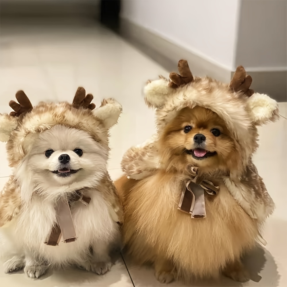 Dog top reindeer costume