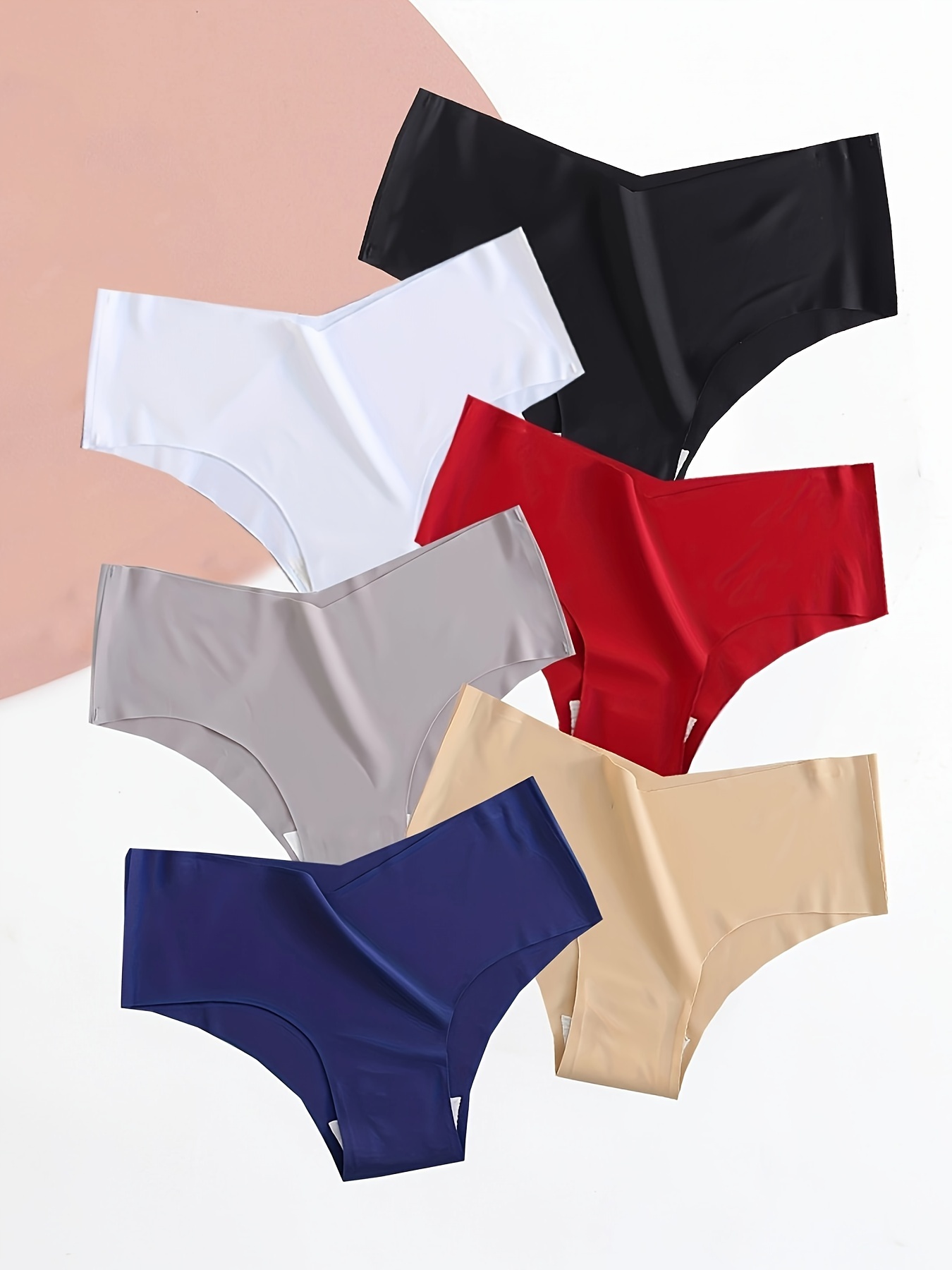 Solid Simple Briefs Comfy Breathable Cooling Fabric Low - Temu