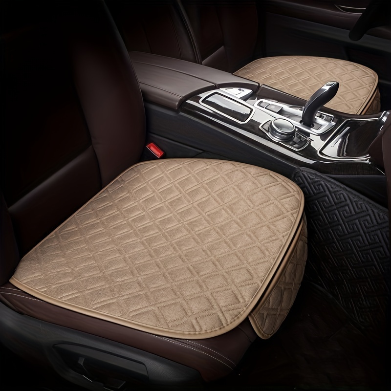 1pc Car Seat Cushion, Non-Slip Rubber Bottom With Storage Pouch, Premium  Comfort Memory Foam, Driver Seat Back Seat Cushion, Car Seat Pad Universal