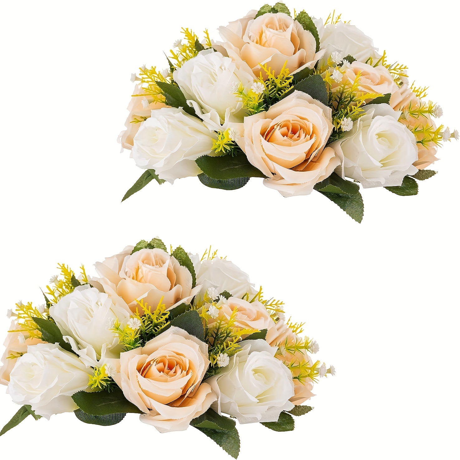 2pcs Bolas Flores Bodas Centros Mesa Rosas Falsas Base Bolas - Temu