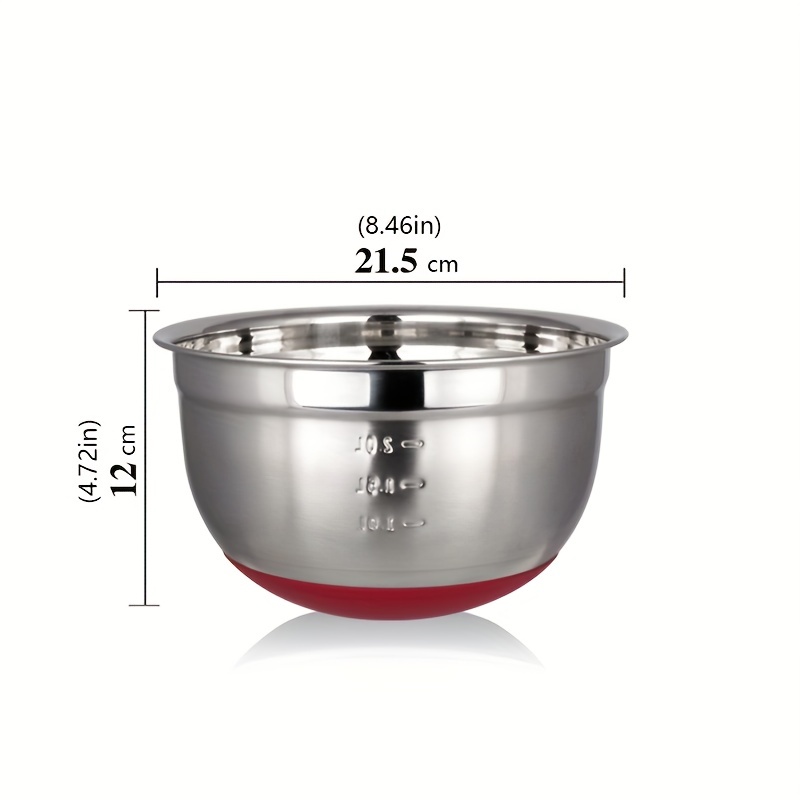 1 pza Tazón para mezclar de acero inoxidable de 304 g, dispositivos de  cocina, productos para la cocina, accesorios para la cocina del hogar - Temu