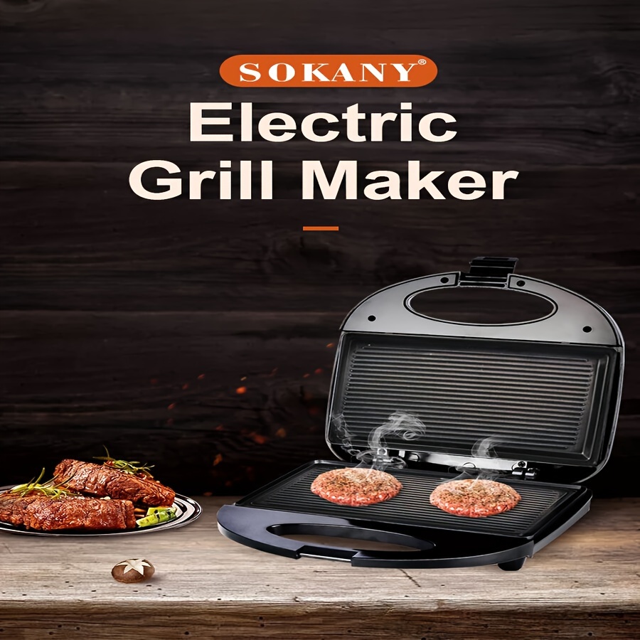 Electric Grill Maker Sandwich Machine Functional Electric - Temu