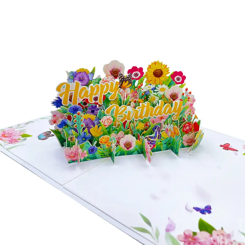 Unique Flower Bouquet Happy Birthday