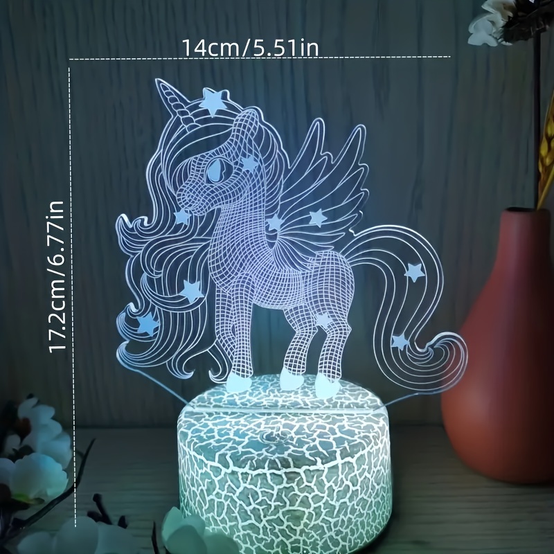 Unicorn Gifts For Girls, Unicorn Night Light Lamp With Remote, 16