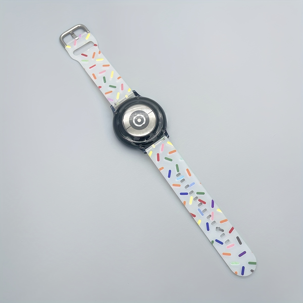 20mm Rainbow Printed Soft Silicone Watch Band Compatible With Galaxy Watch  4 40mm 44mm Watch 3 41mm Active 2 40mm 44mm Watch 4 Classic 42mm 46mm -  Smart Home - Temu Cyprus