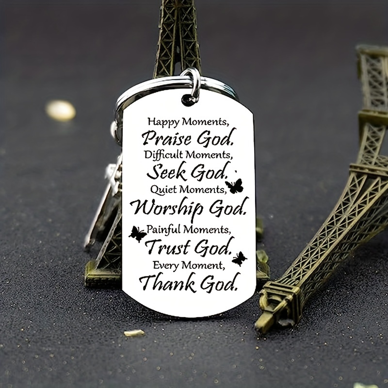 Faith Religious Clip-on Charms for Backpack Purse Zipper Stocking Stuffers