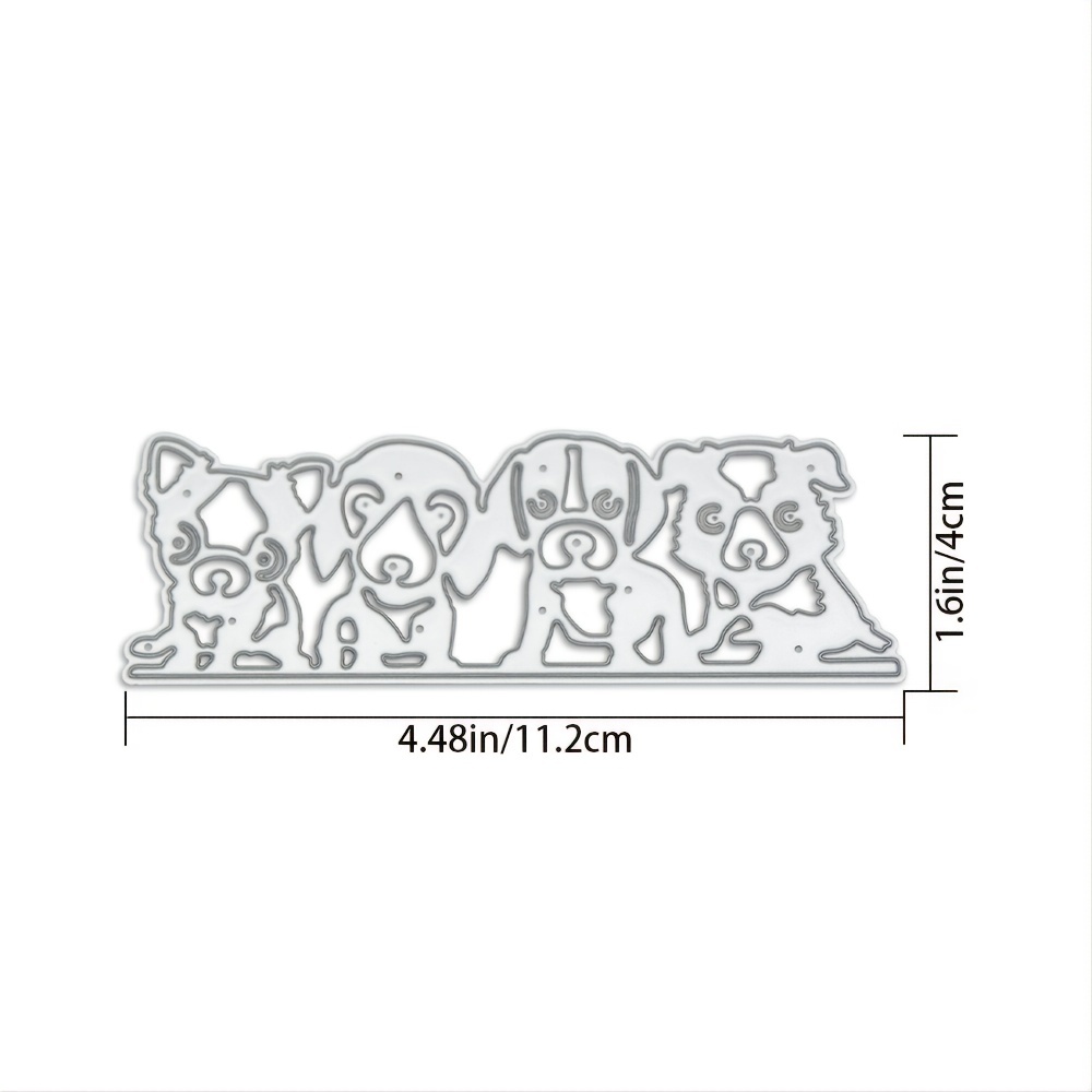  ZFPARTY Cute Pie Shaker Metal Cutting Dies Stencils