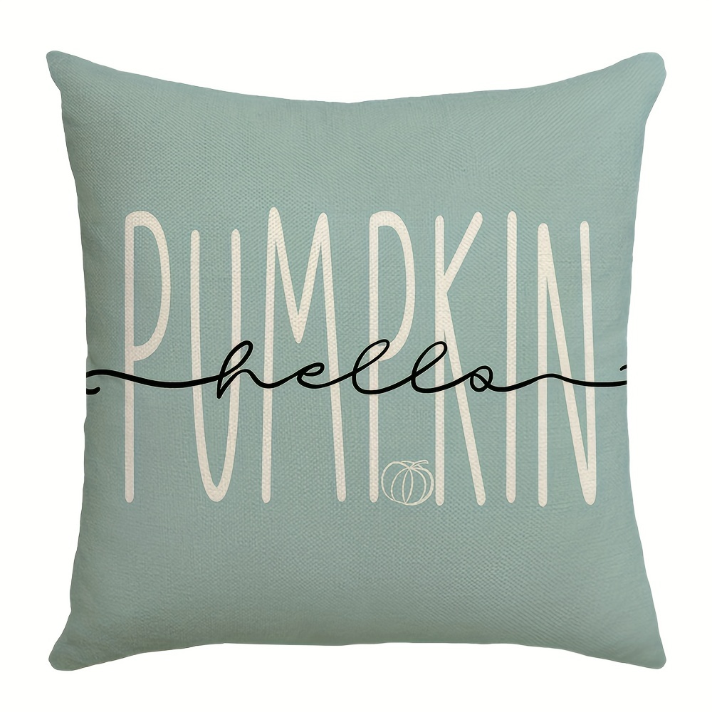 G128 18 x 18 in Fall Pumpkin Thankful Waterproof Pillow, Set of 4