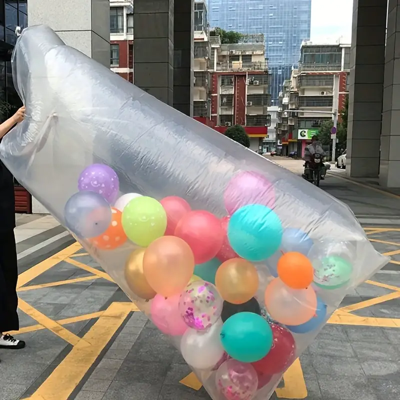 Large Balloon Bags For Transport Clear Balloon Drop - Temu