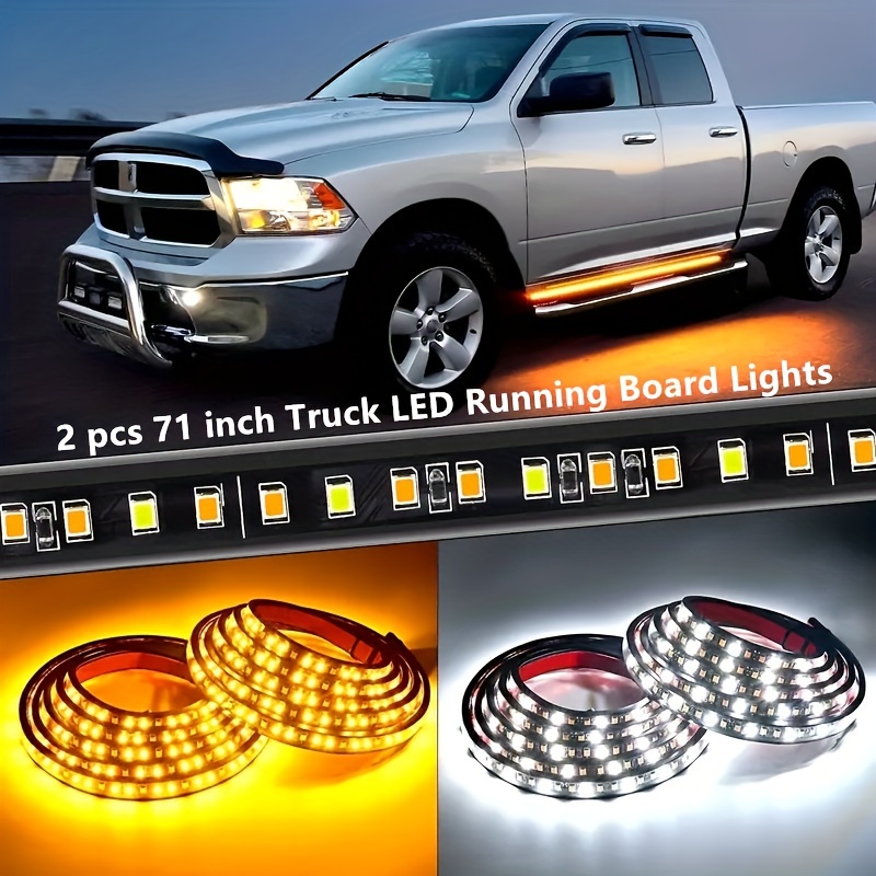 Für Pickup-LED-Blinker, 60-Zoll-LED-Auto-Atmosphärenlichter, Auto-Lichtleiste  Innen-LED-Licht, Auto-Beleuchtungslichter, Rückwärts-LKW-Highlight-Lichter  - Temu Austria
