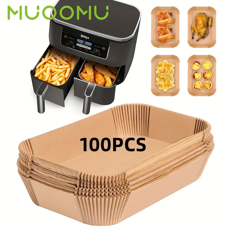 200pcs Disposable Paper Liners for Ninja Ag301 Foodi 5-in-1 Indoor Air Fryer Grill