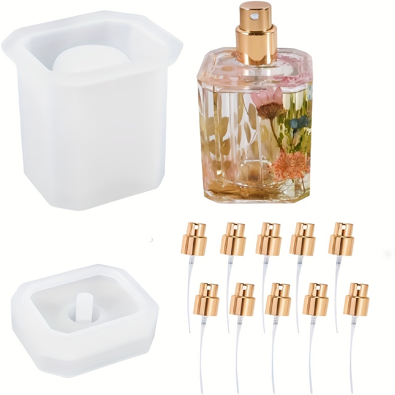 Diy Bottle Silicone Mold Kit Soap Dispenser Resin Mold With - Temu