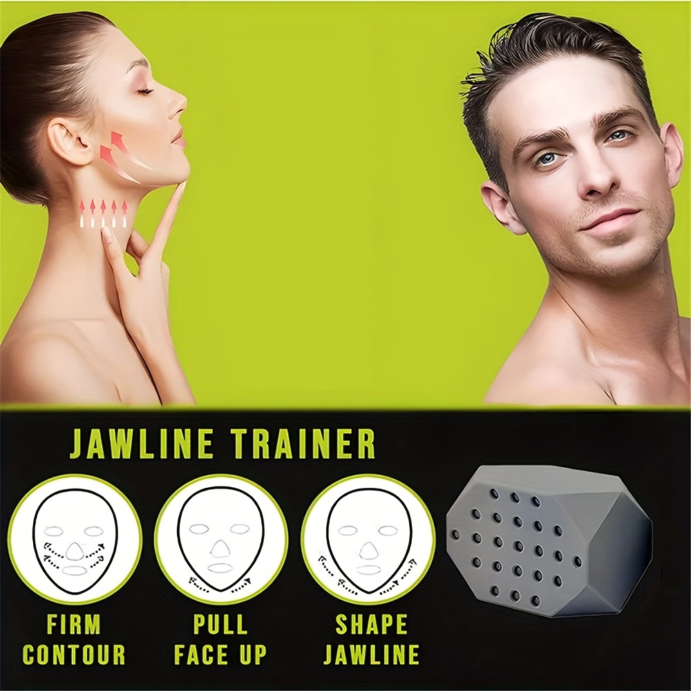 3pcs Jaw Exerciser Silicone Jawline Exerciser for Men& Women Face Jaw  Trainer 