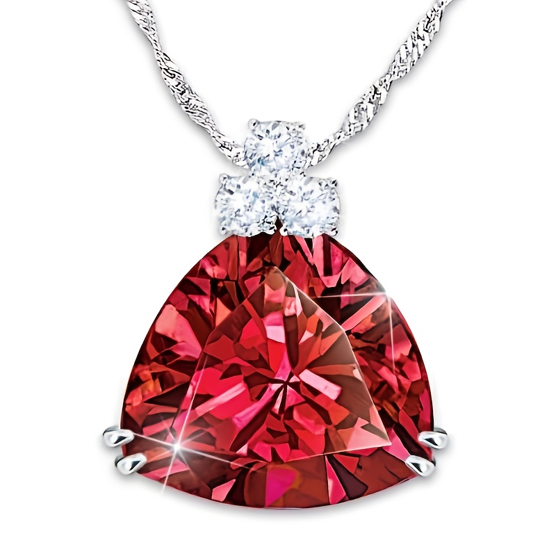 ruby mother's day necklace