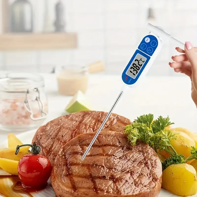 Food Thermometer, Instant Read Meat Thermometer, Baking