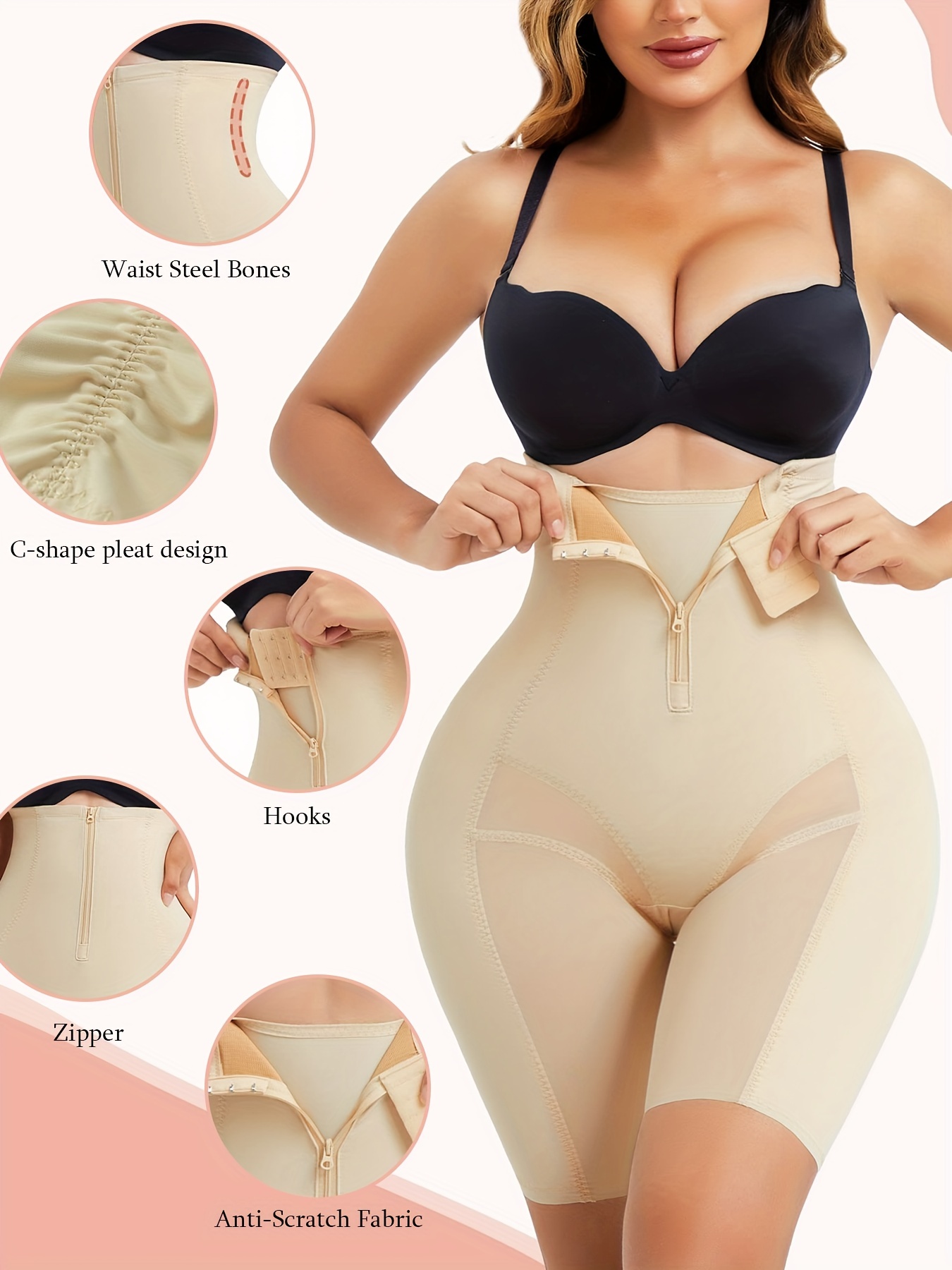 High Waist Shape Wear Panties Women Body Shaper Slimming Tummy Control  Underwear Corset Sheath Trainer Panties Shaperwear