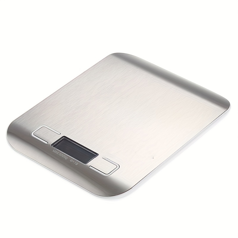 1pc Battery Powered Food Baking Scale, Waterproof Stainless Steel