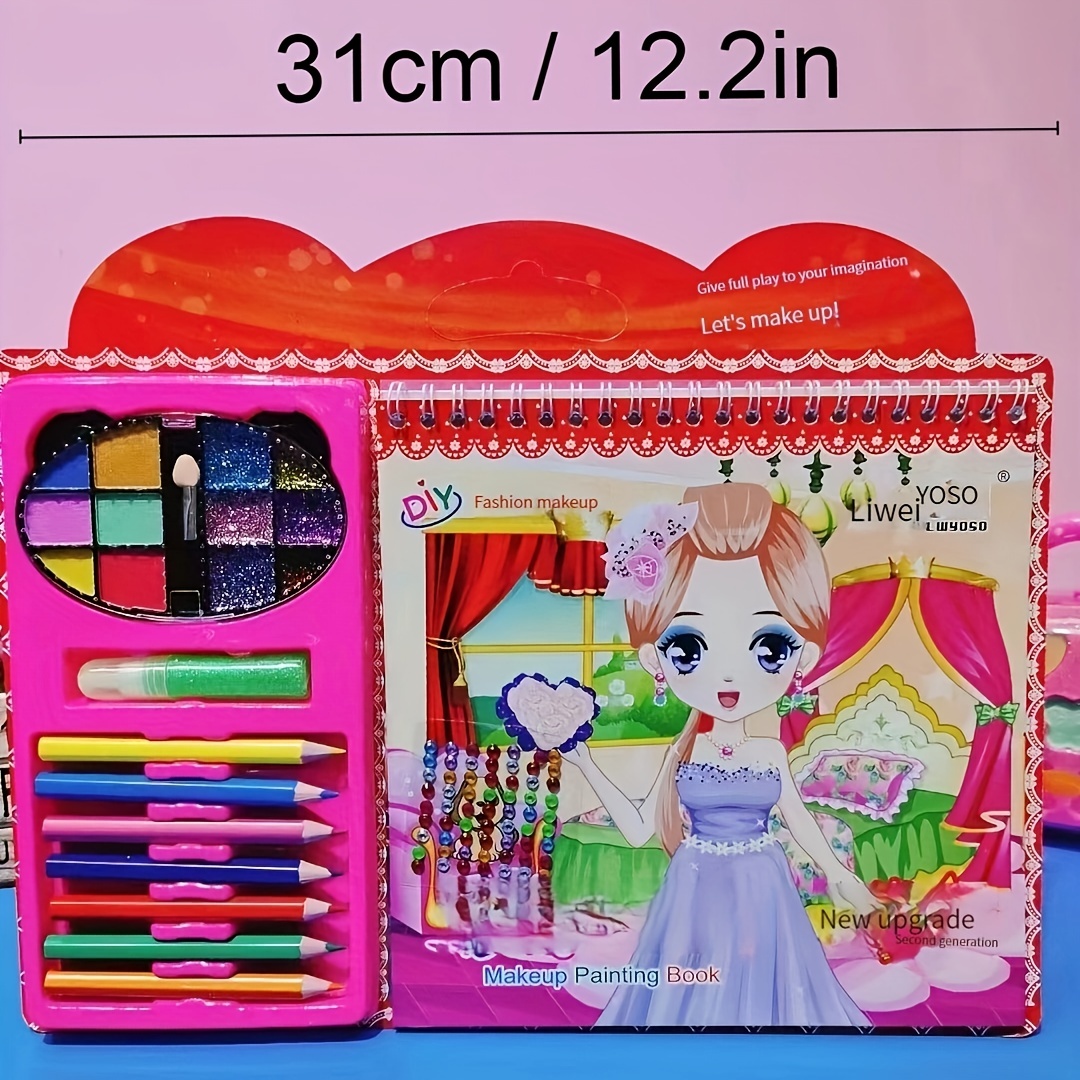 Beauty Fashion Coloring Toys, Princess Coloring Set Girls