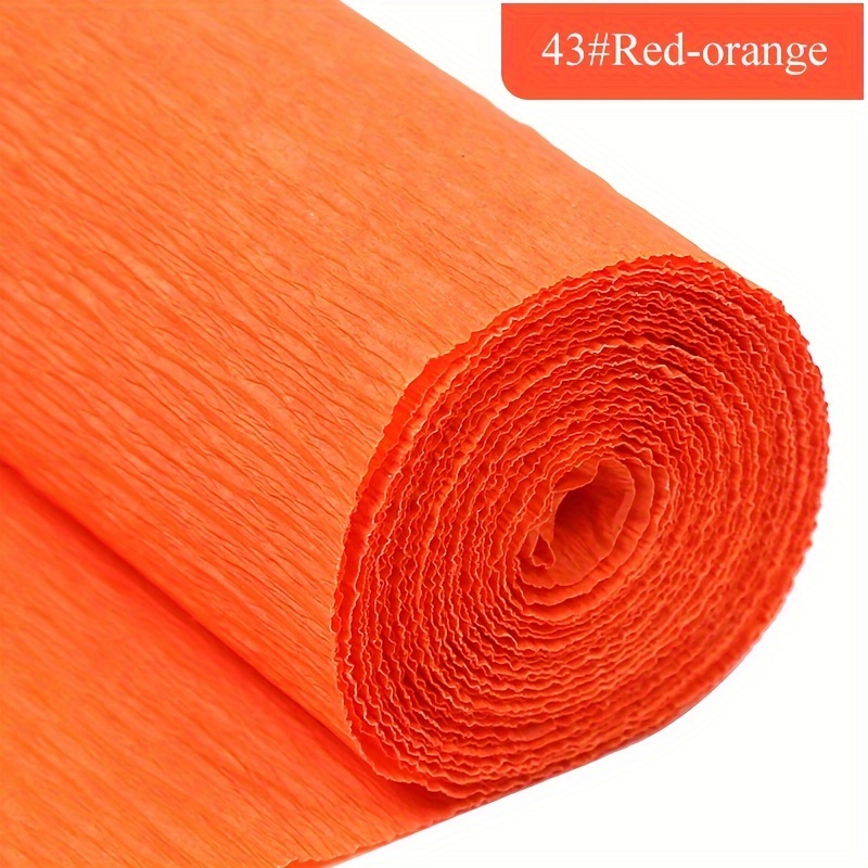 Orange Peel Crepe Paper Roll - 81' (1 Count) - Great for Stunning DIY  Crafts, Party Decor, and More - Yahoo Shopping