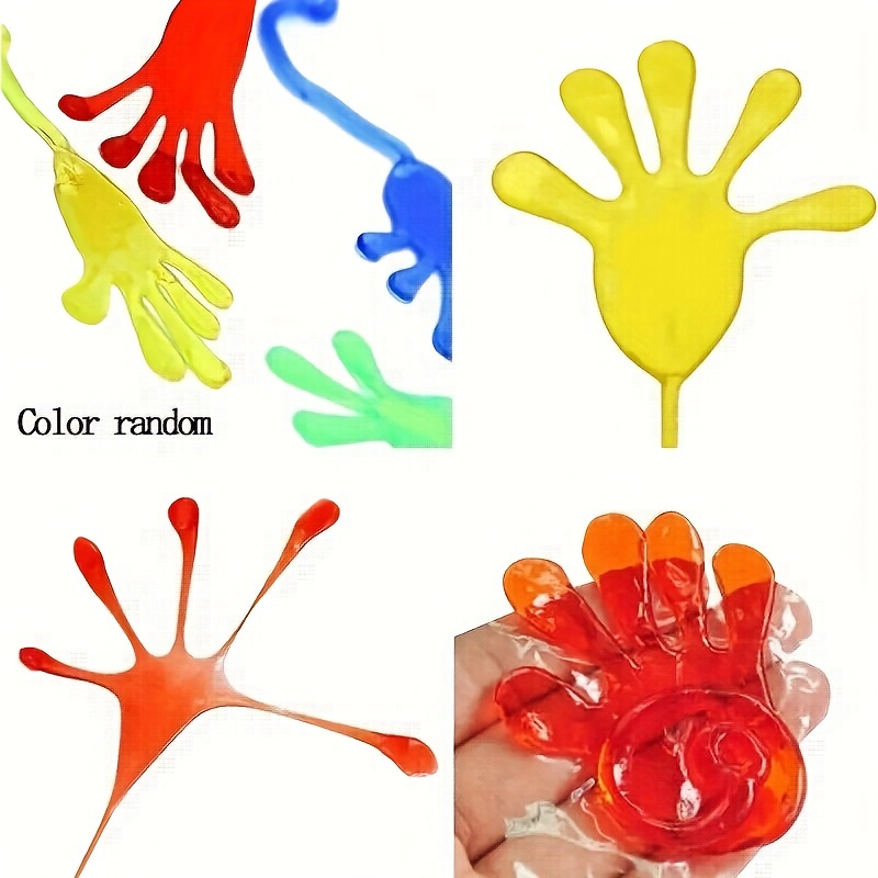 30 Pezzi Colorato Sticky Hands Giocattoli per Bambini, Mani Appiccicose  Giocatto