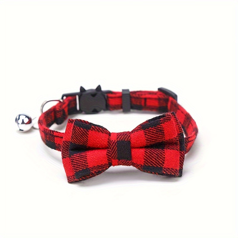 Cute Pattern Cat Collars With Bow Tie, Adjustable Comfortable Collar For Cats Pets Supplies
