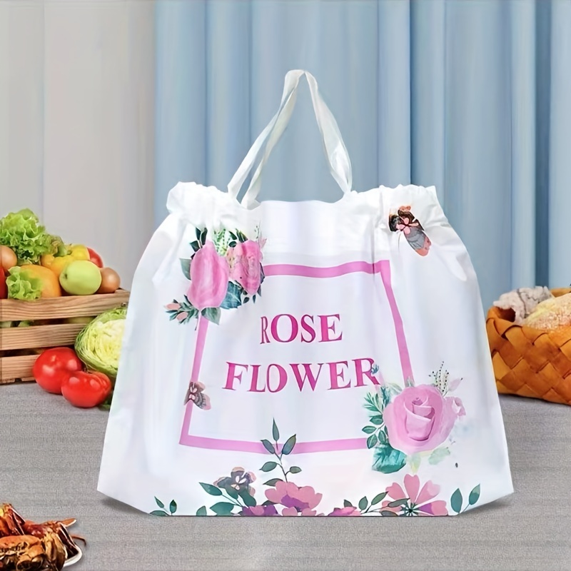 5pcs Rose Tote Bags Homecoming Tote Bag Teachers Day Tote Bag