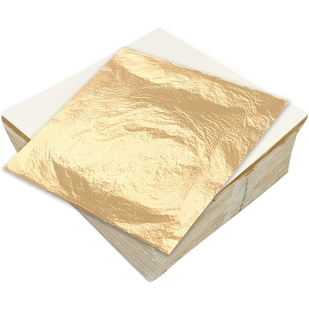 100 Hojas De Papel De Aluminio Dorado Y Plateado - Temu