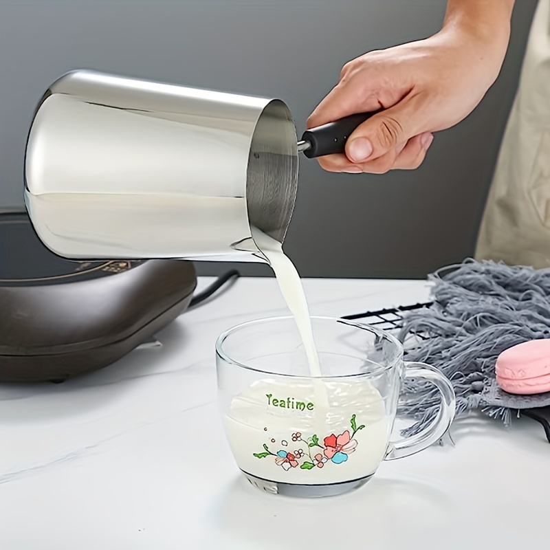 Stainless Steel Turkish Coffee Pot with Pouring Spout