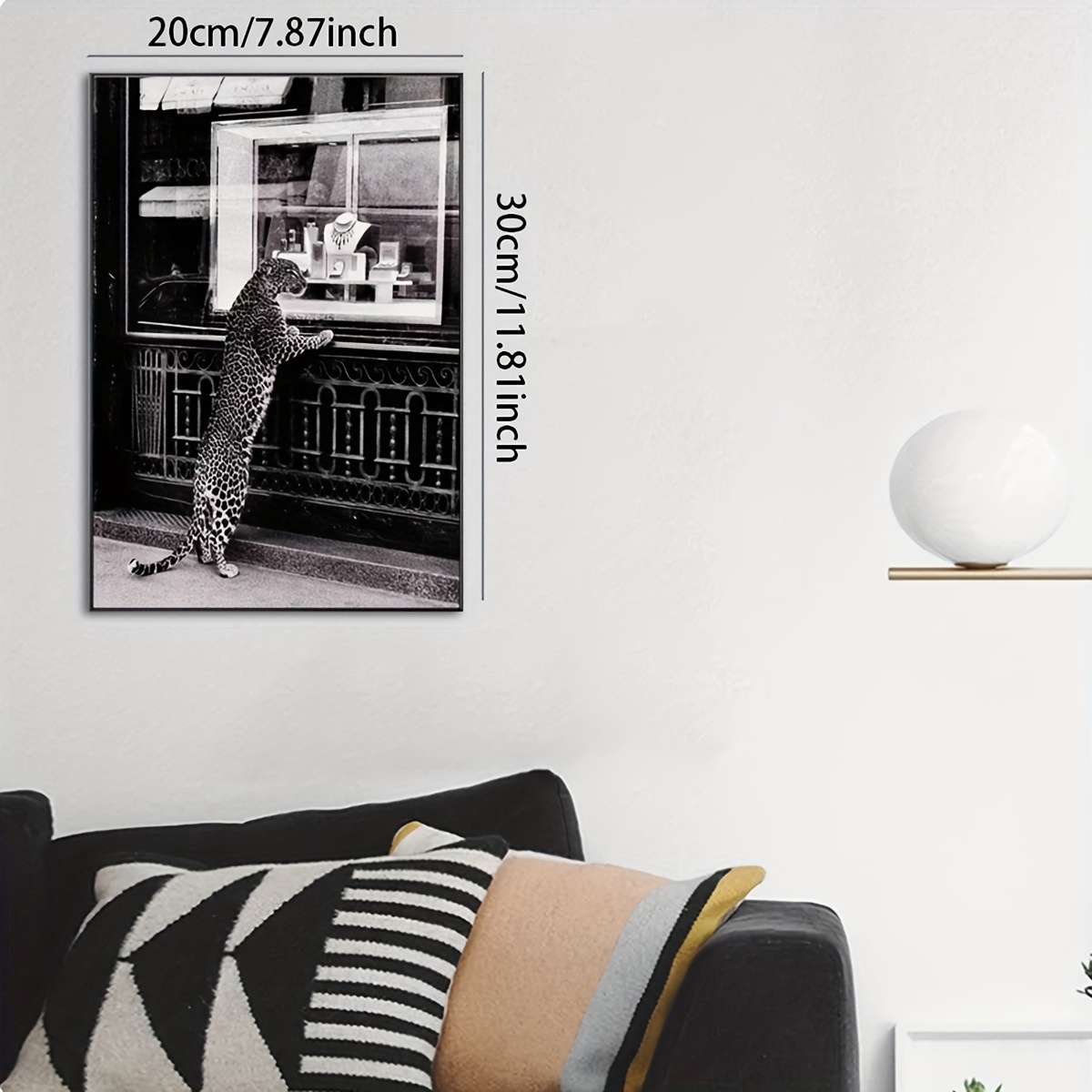 1pc Affiche En Toile Art Moderne Impression D affiche En Noir Et