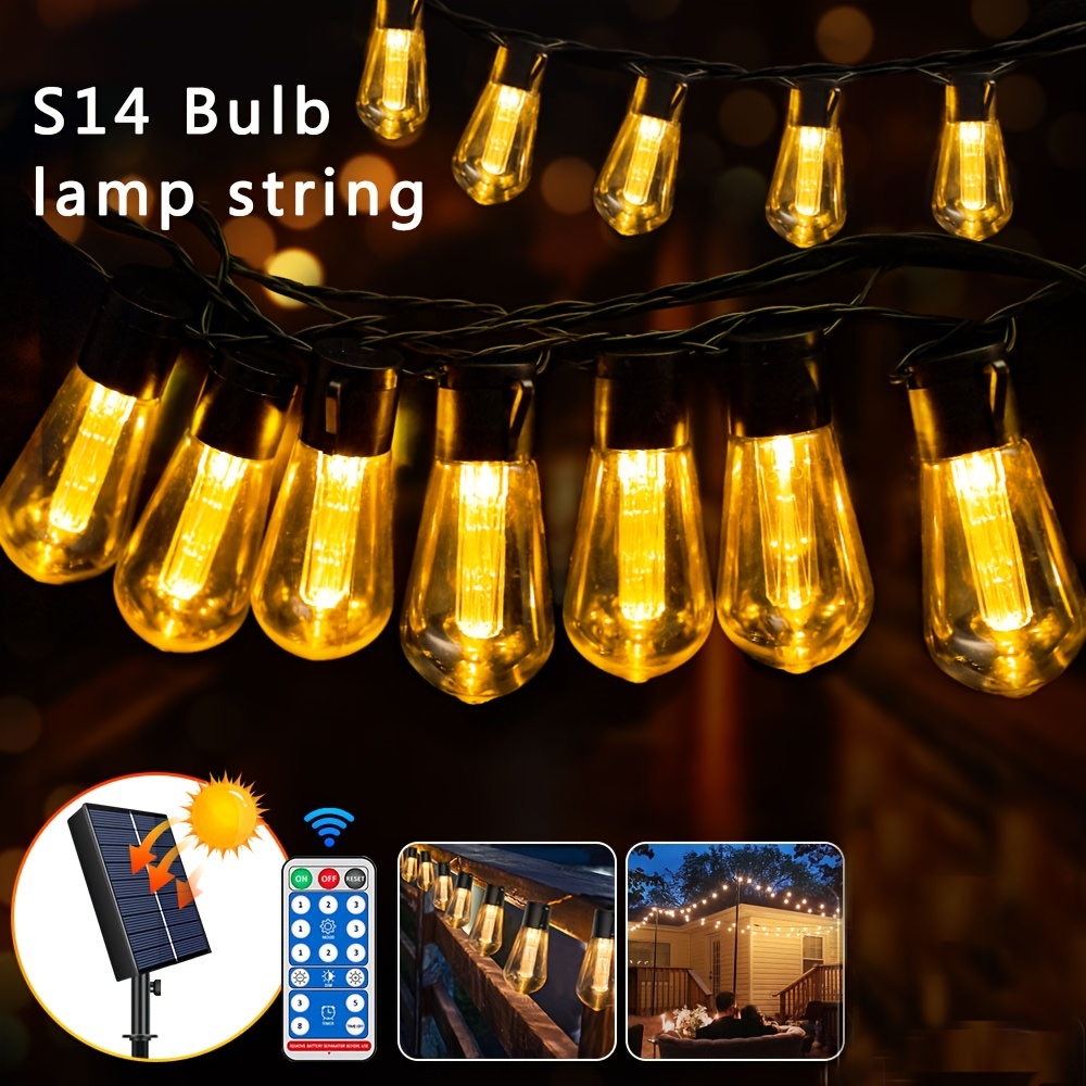 s14 led solar string light