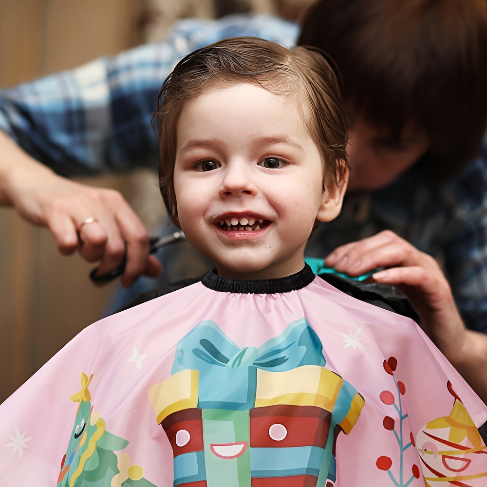 Barber hair cutting and styling cape