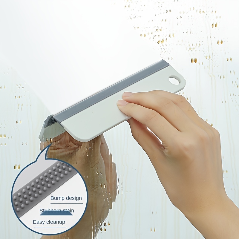 Window Squeegee Scrubber Whale Shape Tiny Bathroom Shower Mirror