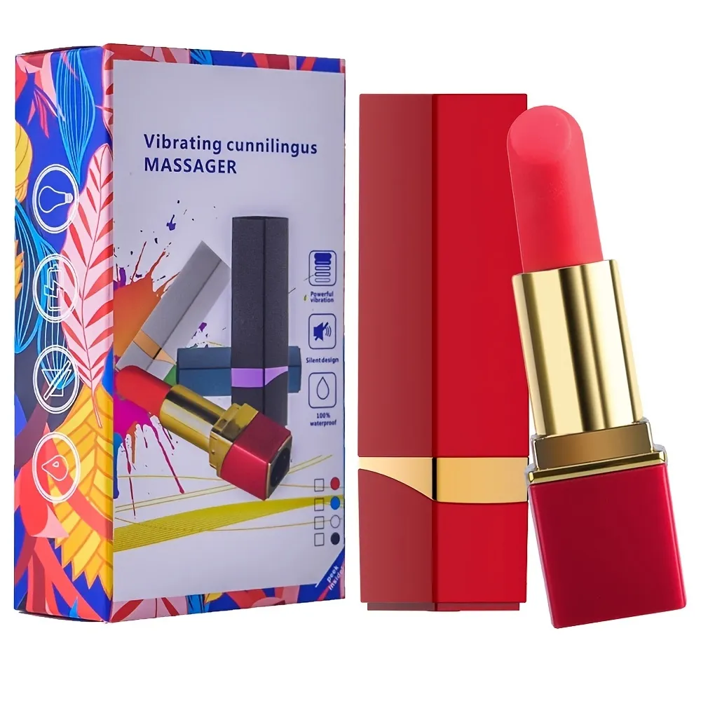 1pc Portable Usb Charging Lipstick Bullet Vibrator 10 Frequency Vibrating Mini Vibrating Female Masturbator For Adult Sex Toys - Health and Household