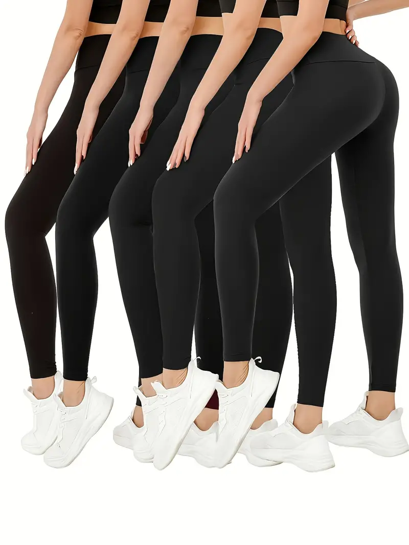 YOGA LEGGINGS - Solid Color Yoga Pants in USA