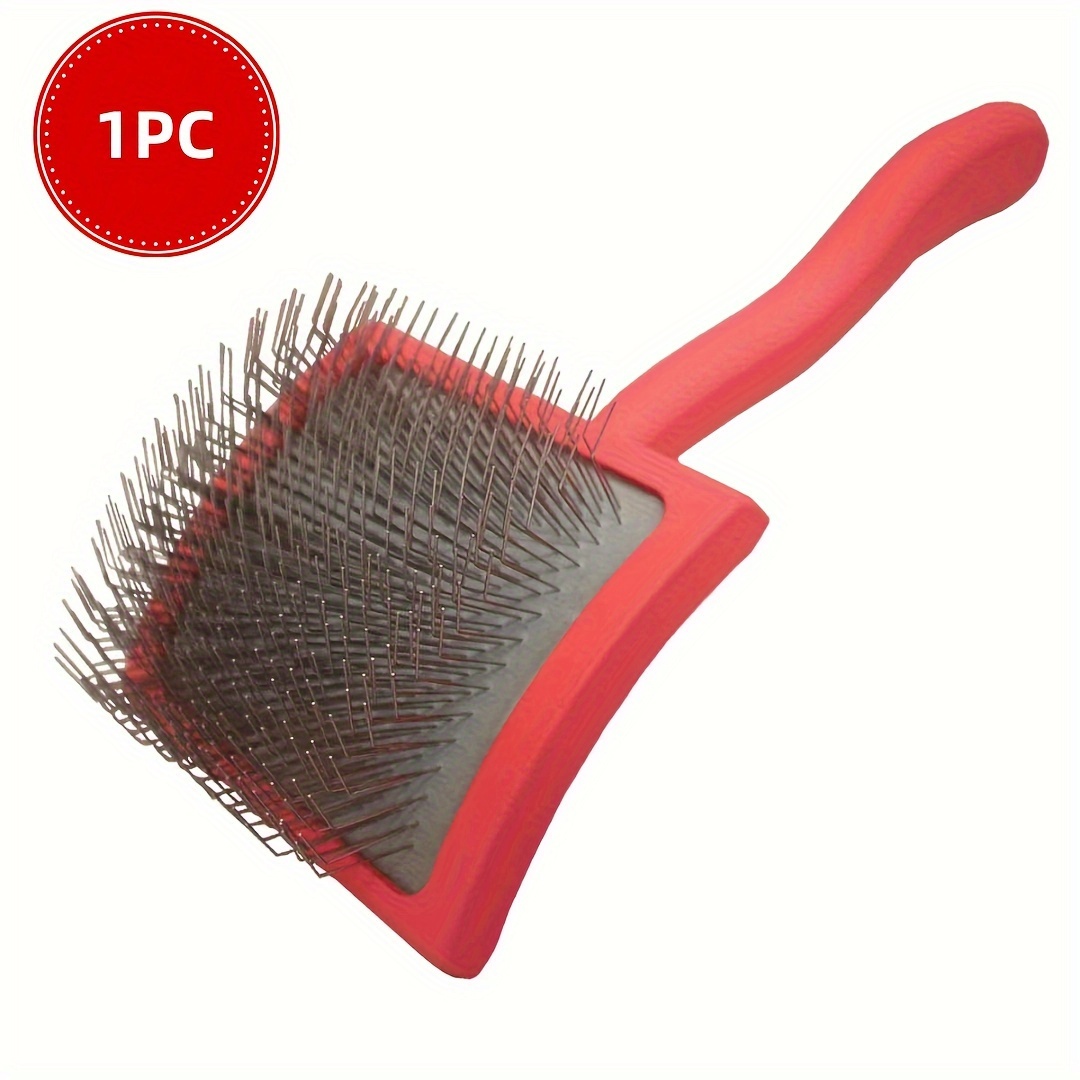 TEMU 1pc Pet Massage Comb, Pet Brush For Shedding And Grooming, Removes Loose Undercoat Gently Tool For Dog And Cat Grooming Tool