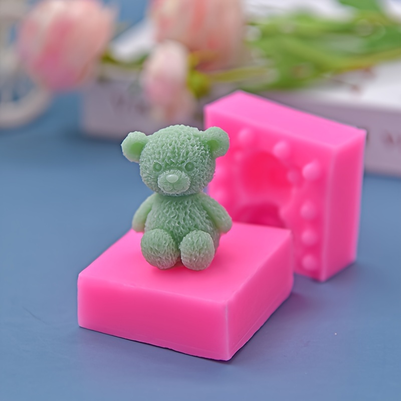 3D Cute Bear Silicone Mold Crystal Geometric Bear Mobile Phone Holder Funny  Mold Kawaii Silicone Resin Mold - Silicone Molds Wholesale & Retail -  Fondant, Soap, Candy, DIY Cake Molds
