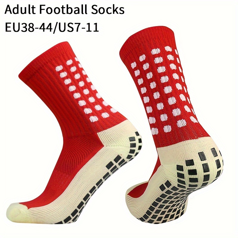 Kids/adult Soccer Socks Non slip Football Socks Breathable - Temu