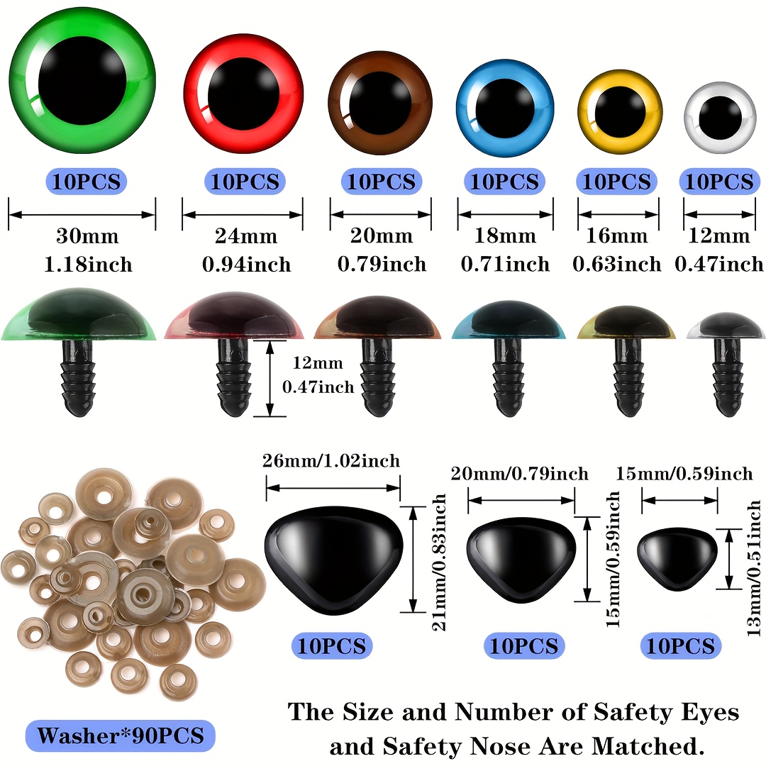 Washers Toy Safety Eyes, Accessories Toy Eyes