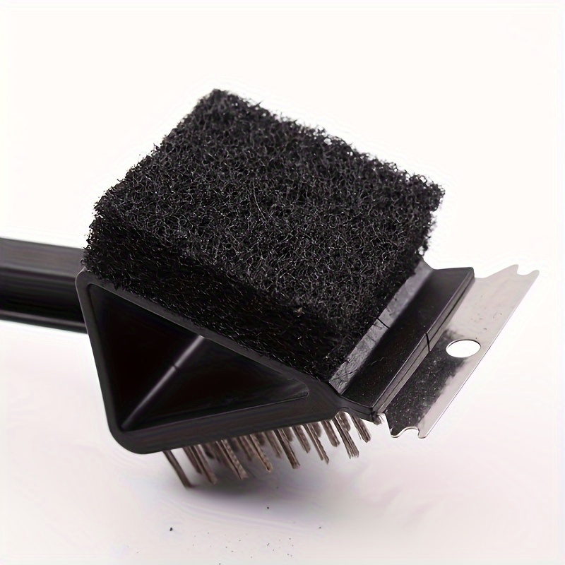 Barbecue Brush Metal Barbecue Scrubber Bbq Cleaning Brush - Temu