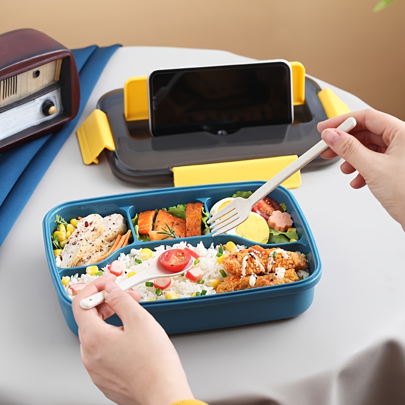 Lunch Box Bento Box 2 Tier And 6 Compartments Bento Lunch - Temu