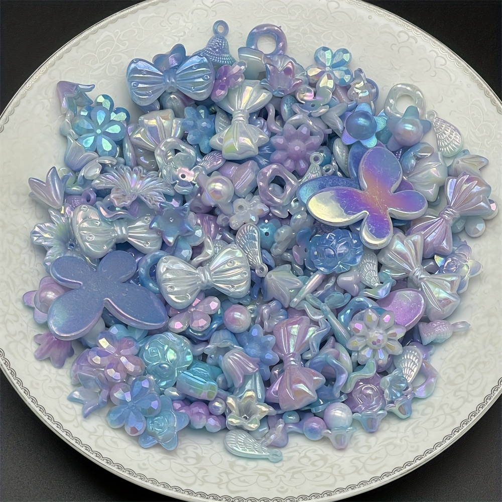 30G Colorful Mixed Bow Flower Shell Shape Loose Beads