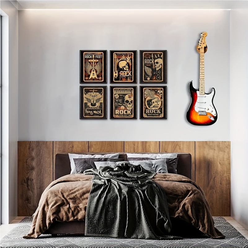 Rock music Metal wall plaque Retro vintage band concert poster