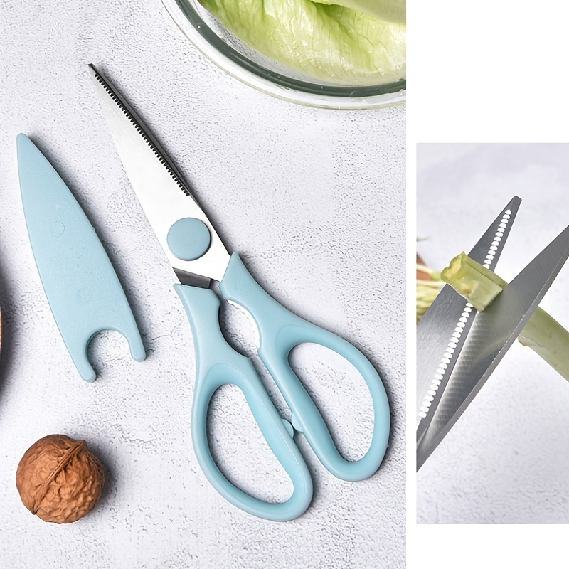 LAVEUX Premium Kitchen Scissors Heavy Duty Shears for Meat, Poultry, Fish,  Herbs, Stainless Steel with Bonus Blade Cover, Ergonomic Handles for Easy,  Comfortable Multi-Purpose Cutting - Ben's Discount Supply