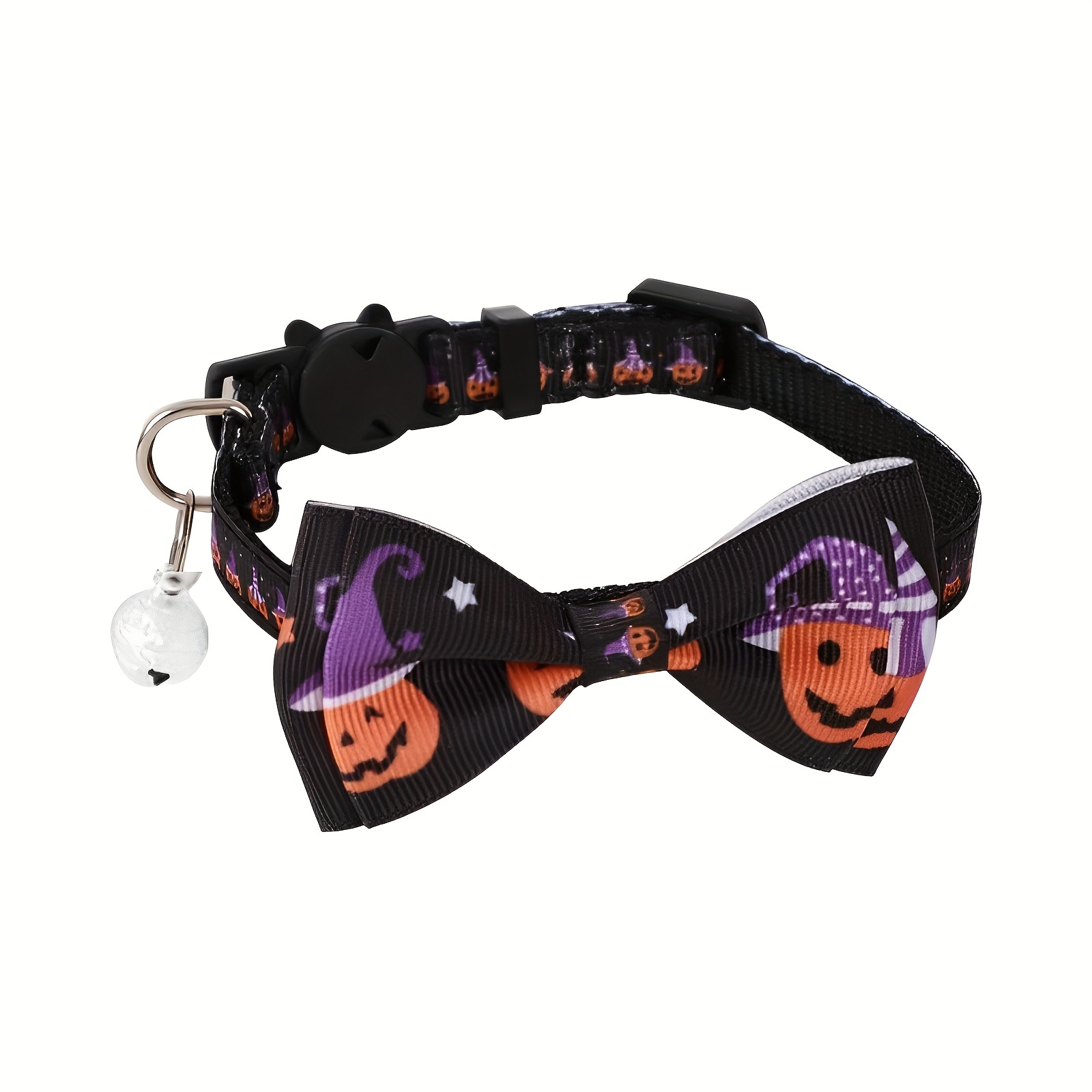 Halloween Cat Collar Breakaway Adjustable Bow Tie Cat Collars Halloween Pet  Bowknot Collar - Temu