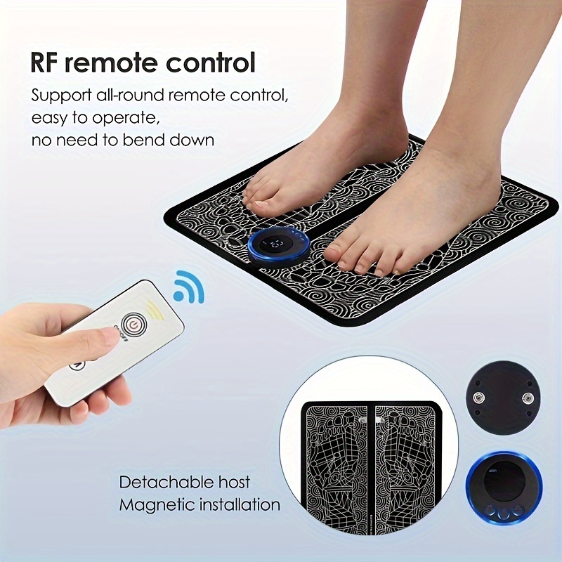 Electric Ems Foot Massager Pad Relax Feet Acupoints Massage - Temu