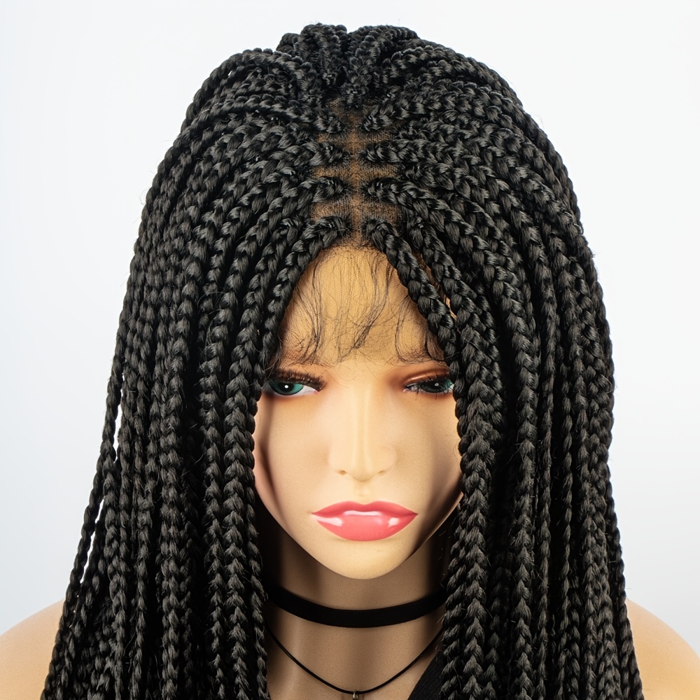 Full Lace Front Knotless Box Braided Wigs With Baby Hair, Super Long  Synthetic Braids for Women