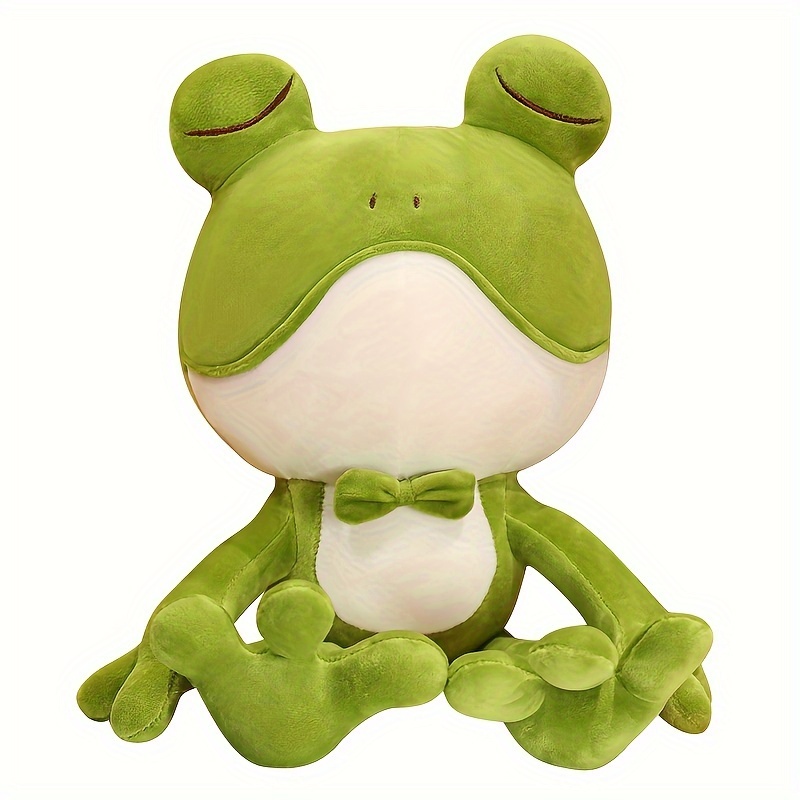 Sleepy Frog Plush Toy Big Eyes Long Ears Big Mouth christmas - Temu Mexico
