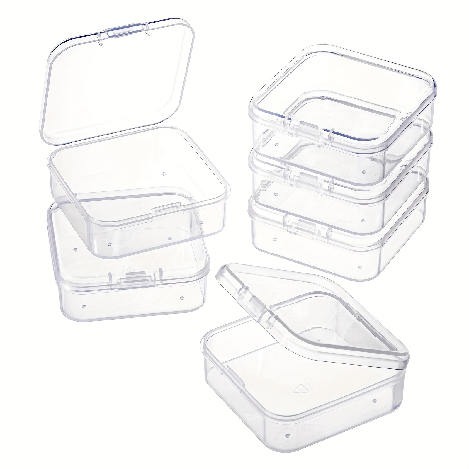 Square Clear Plastic Bead Storage Containers Jewelry - Temu United