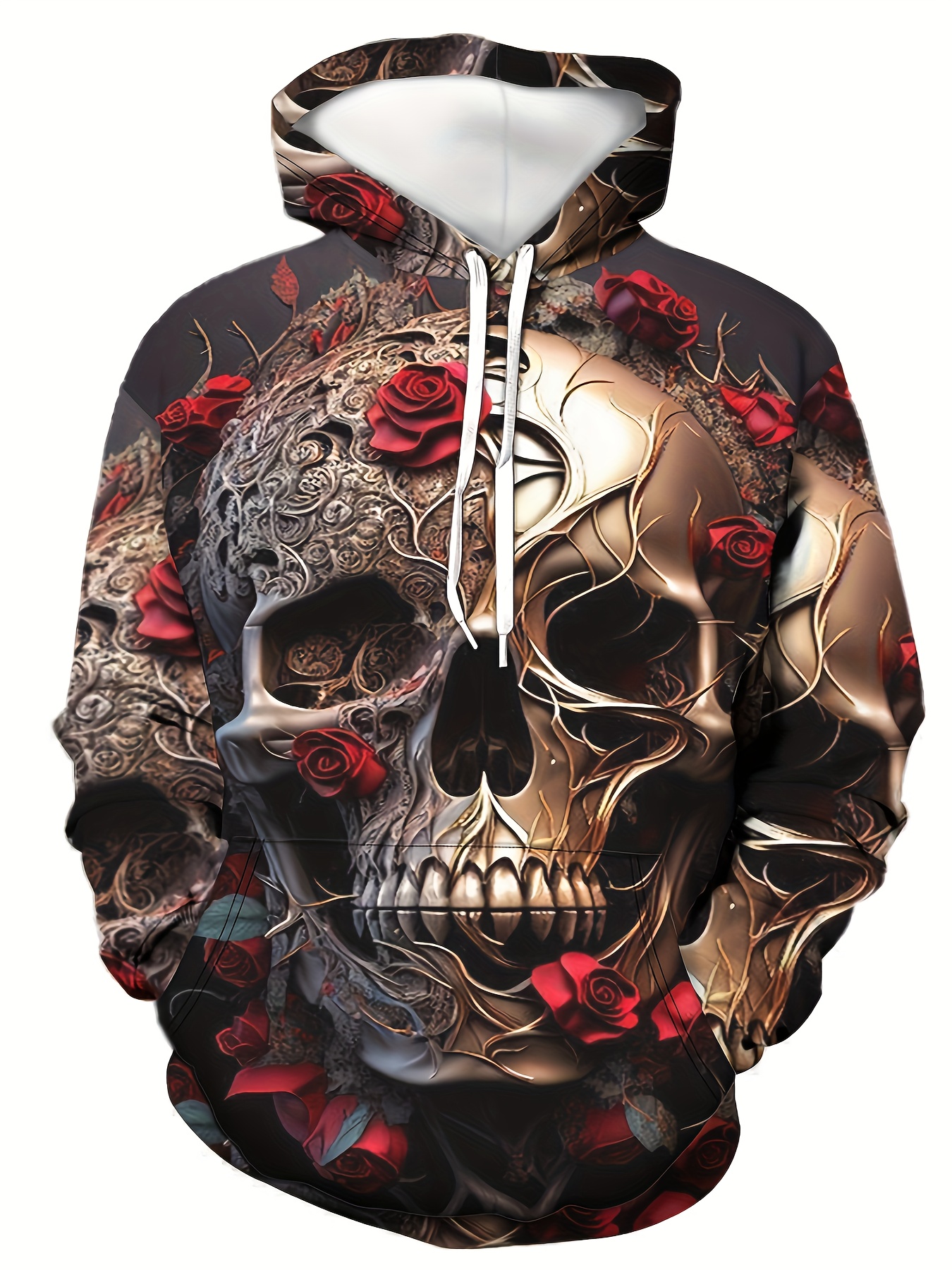 Men's Halloween Skull Graphic Fashion Personalized Long - Temu