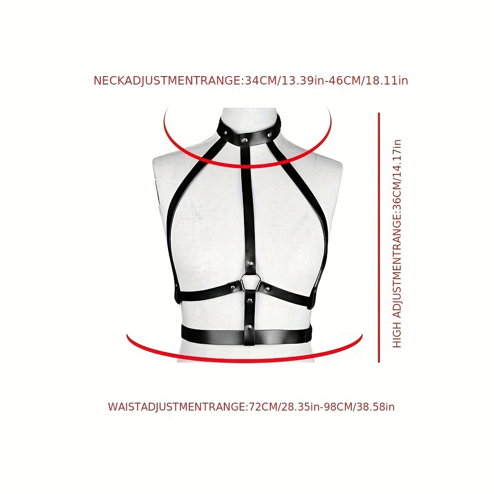 Bdsm Harness Bra Lingerie Fetish Chest Bondage Restraints Cage